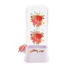 Pioneer woman sweet rose herb keeper Pink and Red Accents new